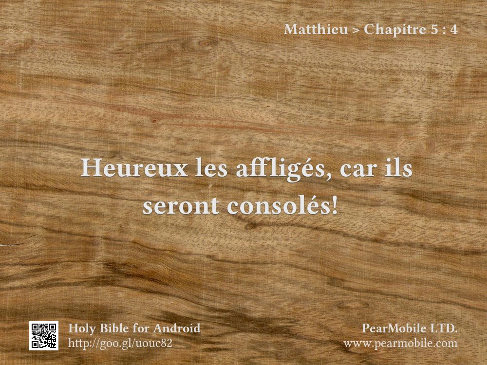 Matthieu, Chapitre 5:4